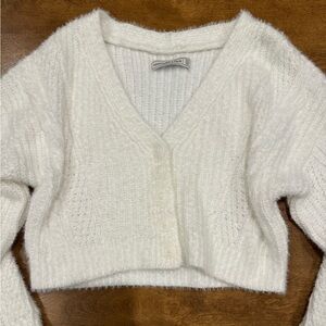 White Abercrombie and Fitch Sweater XS